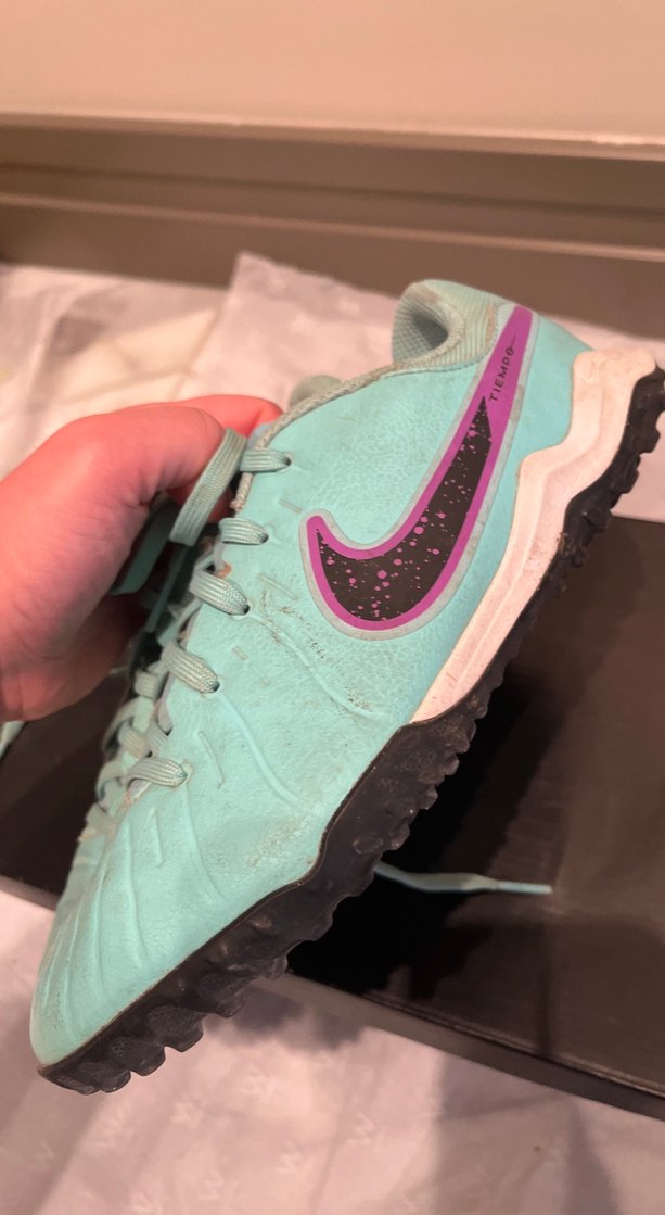 Kız Çocuk Turkuaz Cırtcırtlı Spor Ayakkabı - Görsel 4