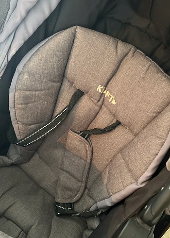 Gri Bebek Arabası ve Oto Koltuğu Seti - Görsel 6