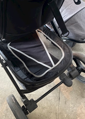 Gri Bebek Arabası ve Oto Koltuğu Seti - Görsel 5