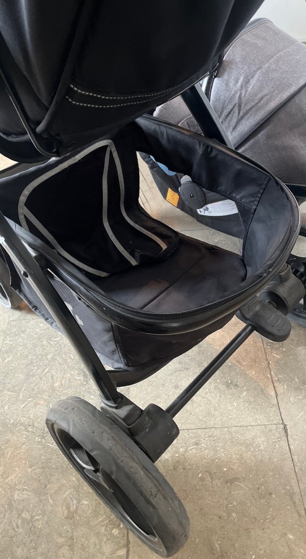 Gri Bebek Arabası ve Oto Koltuğu Seti - Görsel 4