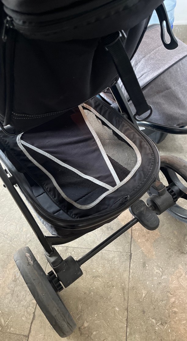 Gri Bebek Arabası ve Oto Koltuğu Seti - Görsel 5