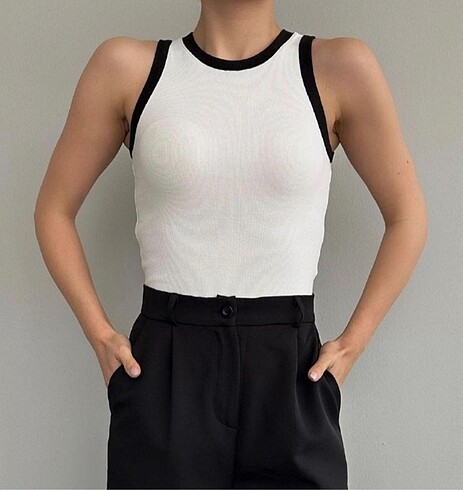 m Beden MASSIMO DUTTI HALTER YAKA TOP