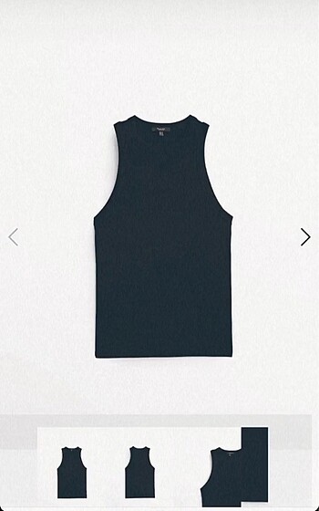 MASSIMO DUTTI HALTER YAKA TOP (LACİVERT)