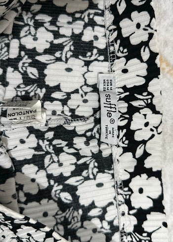 Dantel Detaylı Çiçek Desenli Bohem Kadın Pantolon - Görsel 3