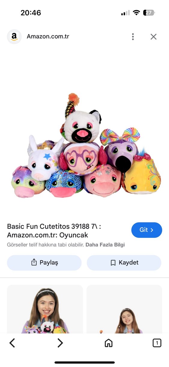 Renkli Yumuşak Peluş Oyuncak - Görsel 2