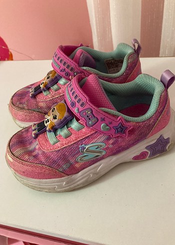 25 Beden pembe Renk Kız Çocuk Pembe Skechers Pop Kültür Spor Ayakkabı