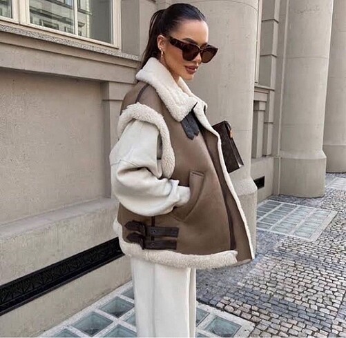 Zara biker yelek mont