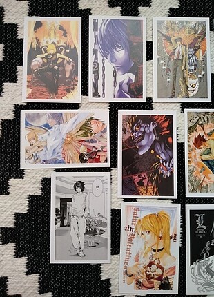 Death Note Anime 10'lu Fotokart Seti