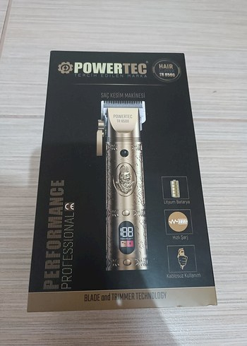 Powertec TR 8590 Altın Saç Kesme Makinesi