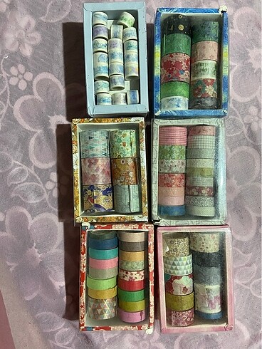 WASHİ TAPE -Seçeceğiniz 3 yada 5- BULLET JOURNAL- Scrapbook