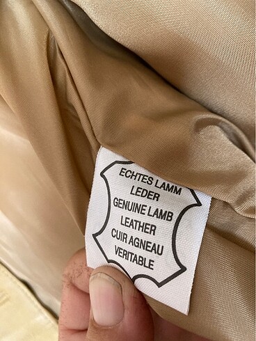 m Beden Deri Yelek