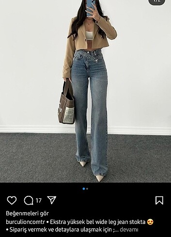 Wide leg jean