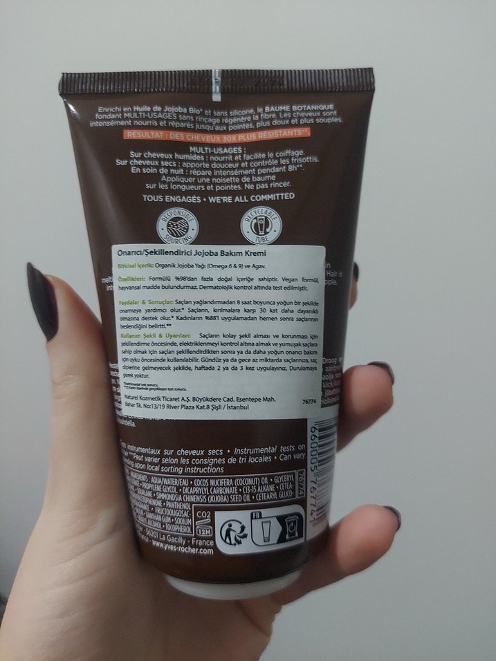 Yves Rocher Botanik Saç Bakım Kremi 150 ml - Görsel 2