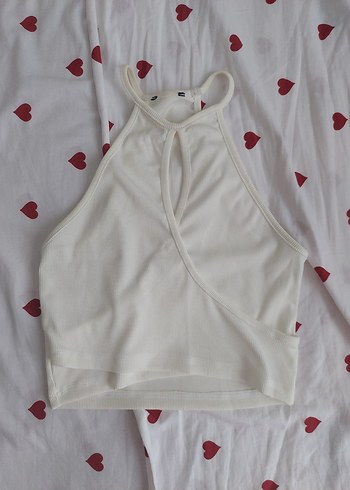 Beyaz Crop Top