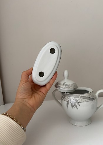 Porselen Şekerlik ve peçetelik - Görsel 2