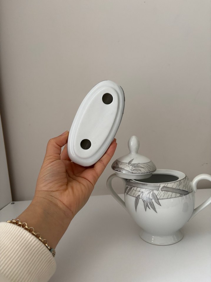 Porselen Şekerlik ve peçetelik - Görsel 2