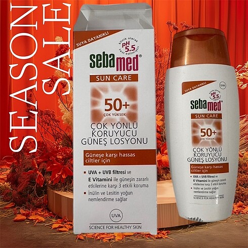 Sebamed güneş losyonu 50spf