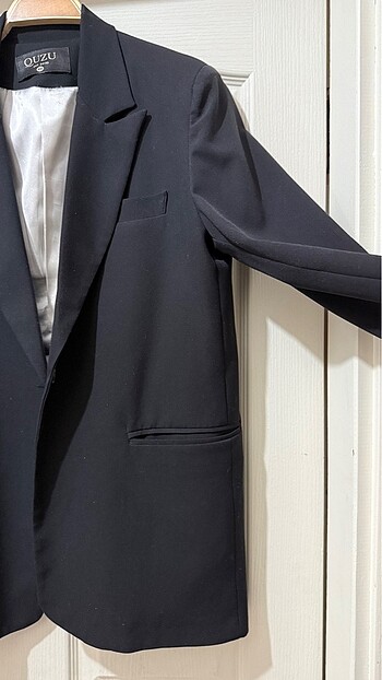 QUZU Siyah Blazer Ceket