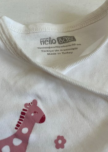 Pembe Uzun Kollu Bebek Kız Takımı - Görsel 4