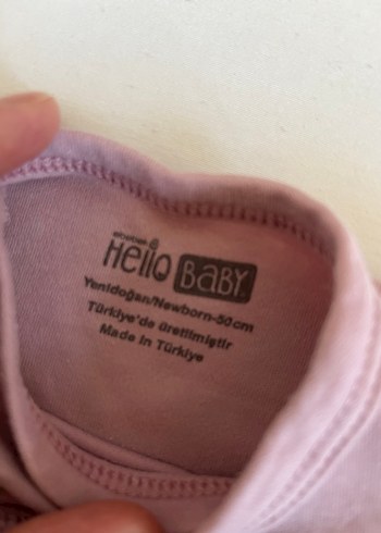 Uzun Kollu Bebek Takımı ve Şapka - Görsel 2