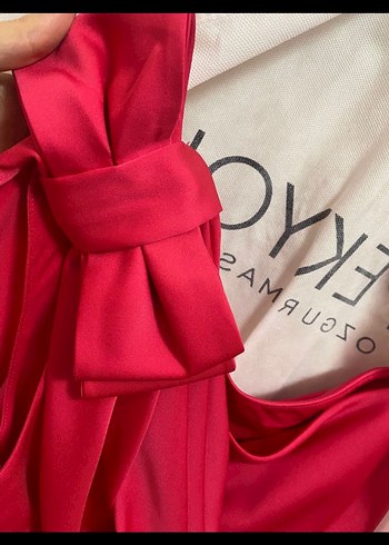 Drapeli Uzun Abiye Elbise - Görsel 4