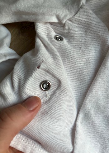 Pamuklu Beyaz Uzun Kollu Bebek Body - Görsel 6