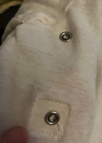 Pamuklu Beyaz Uzun Kollu Bebek Body - Görsel 7