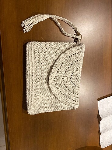 Beden ten rengi Renk El örgüsü clutch çanta
