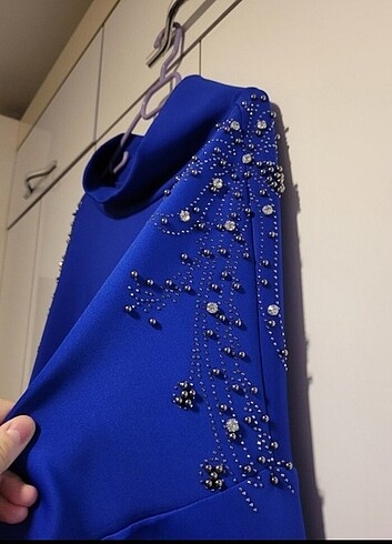 Taş detaylı scuba takım  - Görsel 6