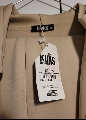 Taş detaylı scuba takım  - Görsel 2