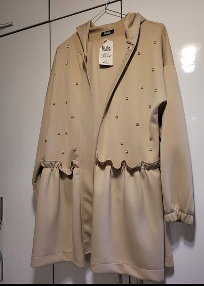 Taş detaylı scuba takım  - Görsel 4