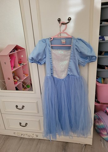 Mavi Tül Detaylı Çocuk Kostümü - Görsel 6