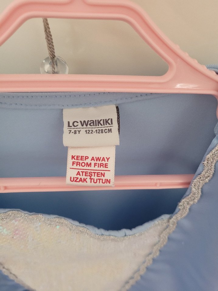 Mavi Tül Detaylı Çocuk Kostümü - Görsel 3