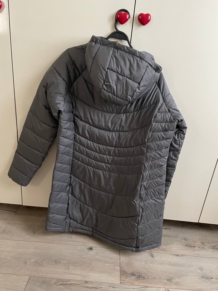 Columbia Gri Fermuarlı Kadın Kışlık Mont - Görsel 2