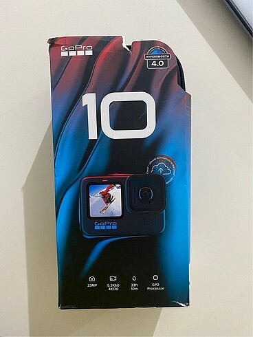 Gopro 10 aksiyon kamerası