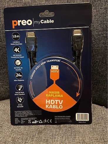 Preo kablo ve tv askı aparatı