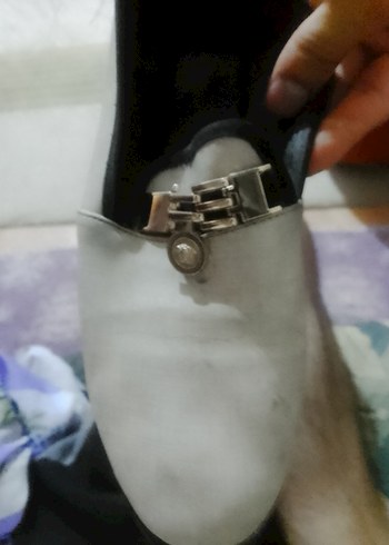 Tokalı Beyaz Kadın Ayakkabısı - Görsel 5