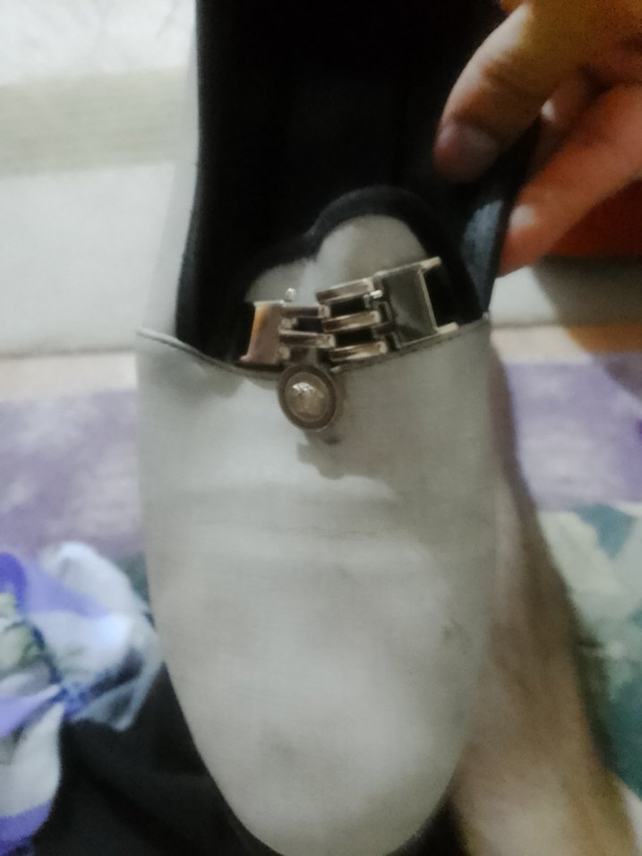 Tokalı Beyaz Kadın Ayakkabısı - Görsel 5