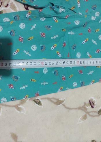 Turkuaz Baskılı Çocuk Battaniyesi - Görsel 3