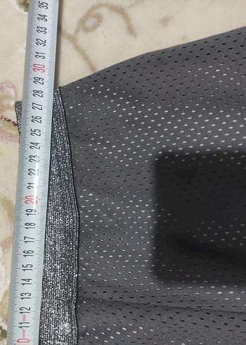 Gri Spor Mini Şort - Görsel 2