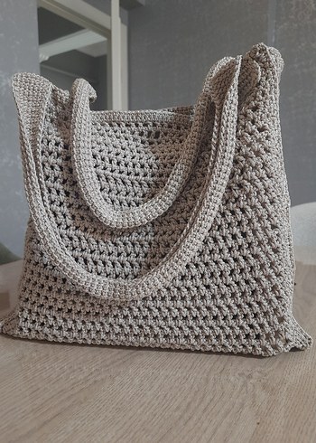 makrome çanta - Görsel 2