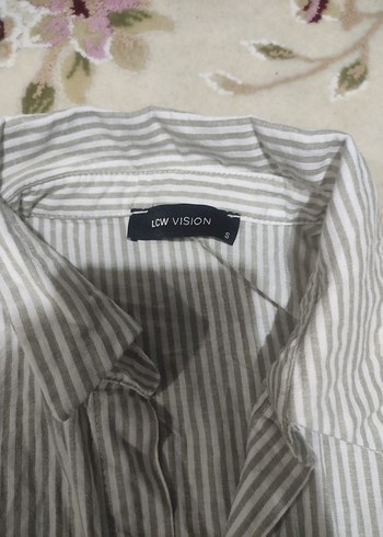 yeşil Çizgili Uzun Kollu Gömlek - Görsel 2