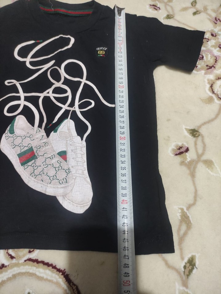 Siyah Erkek Çocuk Baskılı Tişört - Görsel 2