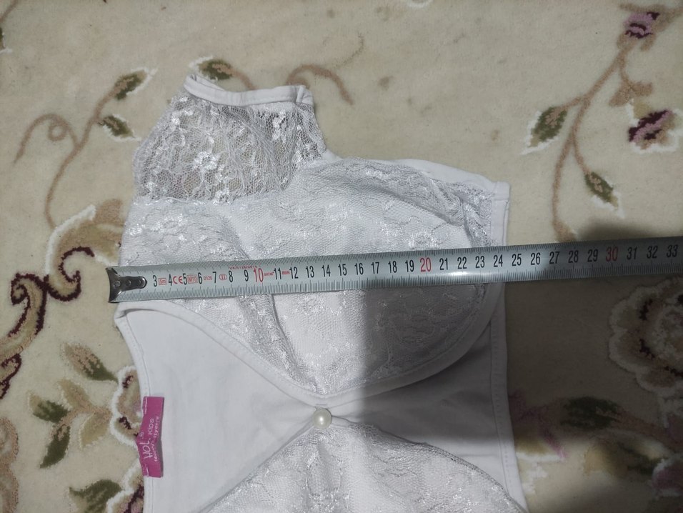 Kız Çocuk Beyaz Dantelli Bolero - Görsel 3