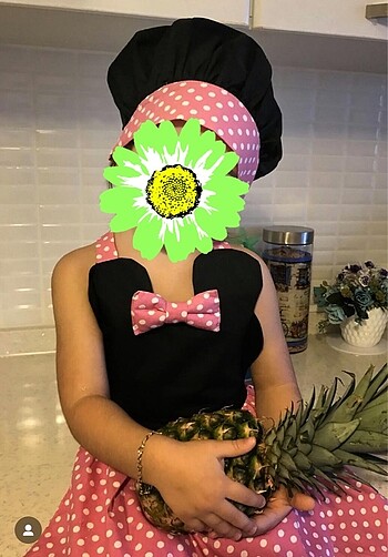 Minnie şef kostümü