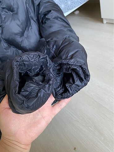 8 Yaş Beden siyah Renk Erkek çocuk siyah DeFacto marka şişme mont
