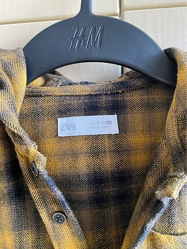 Zara Erkek çocuk kapişonlu gömlek