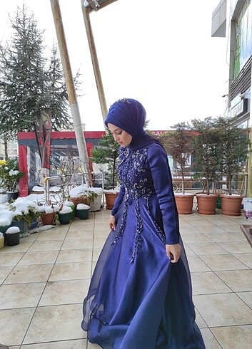 40 Beden Abiye elbise tesettur