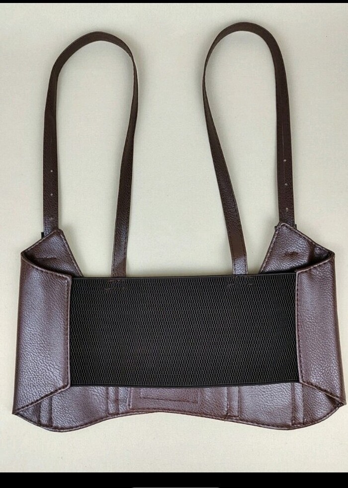 STOKTA YOK deri bel korsesi, kemeri fairycore y2k - Görsel 2