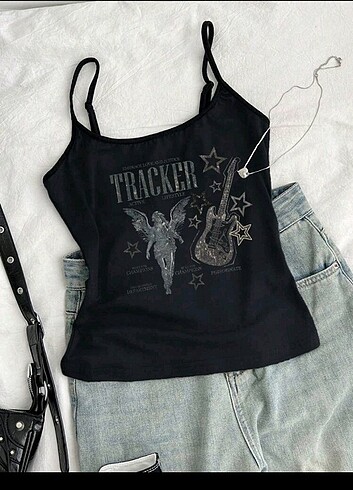 s Beden gotik askılı crop